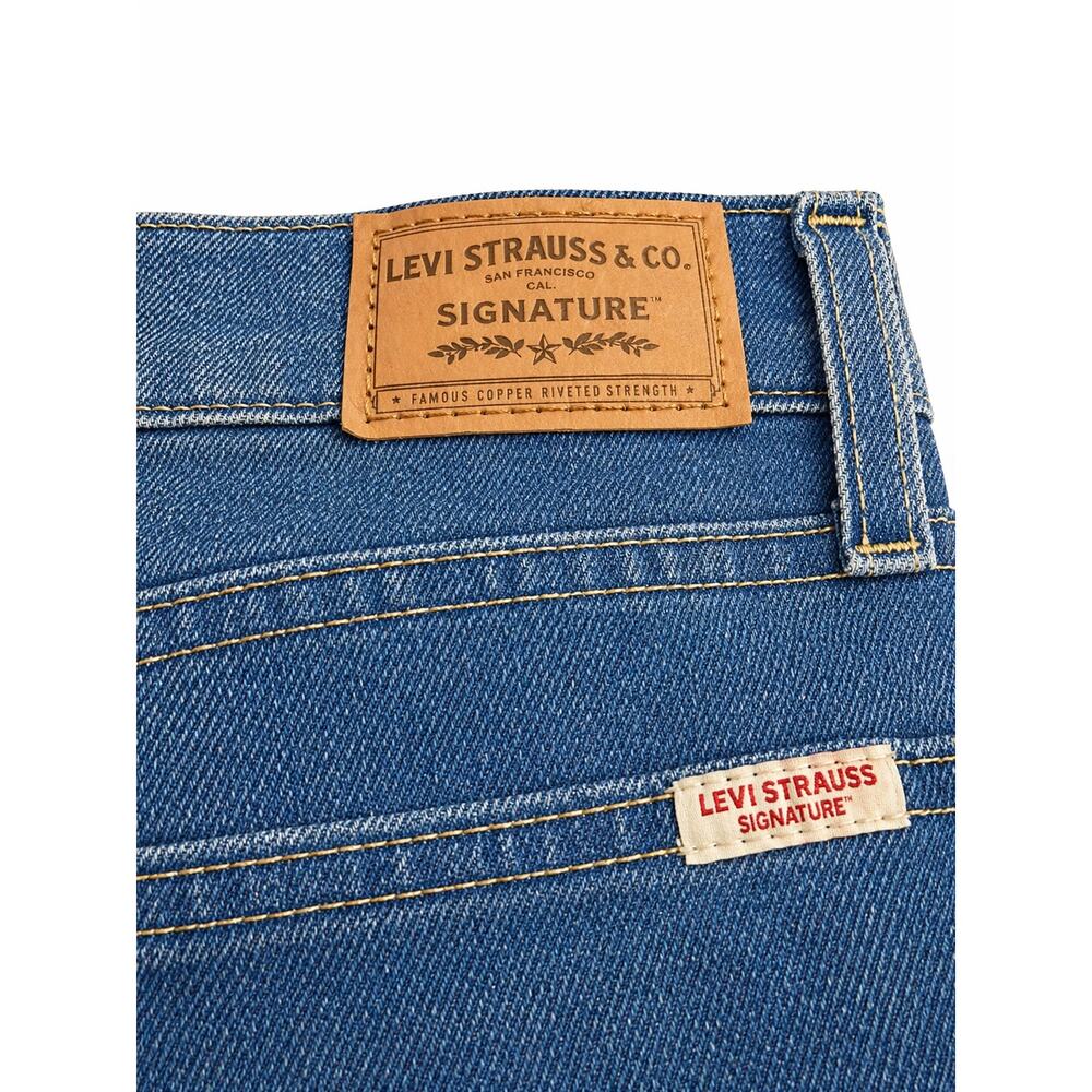 Levis High Rise Straight Leg Denim Jeans Womens Size 4 Staple Casual Urban - Picture 5 of 6